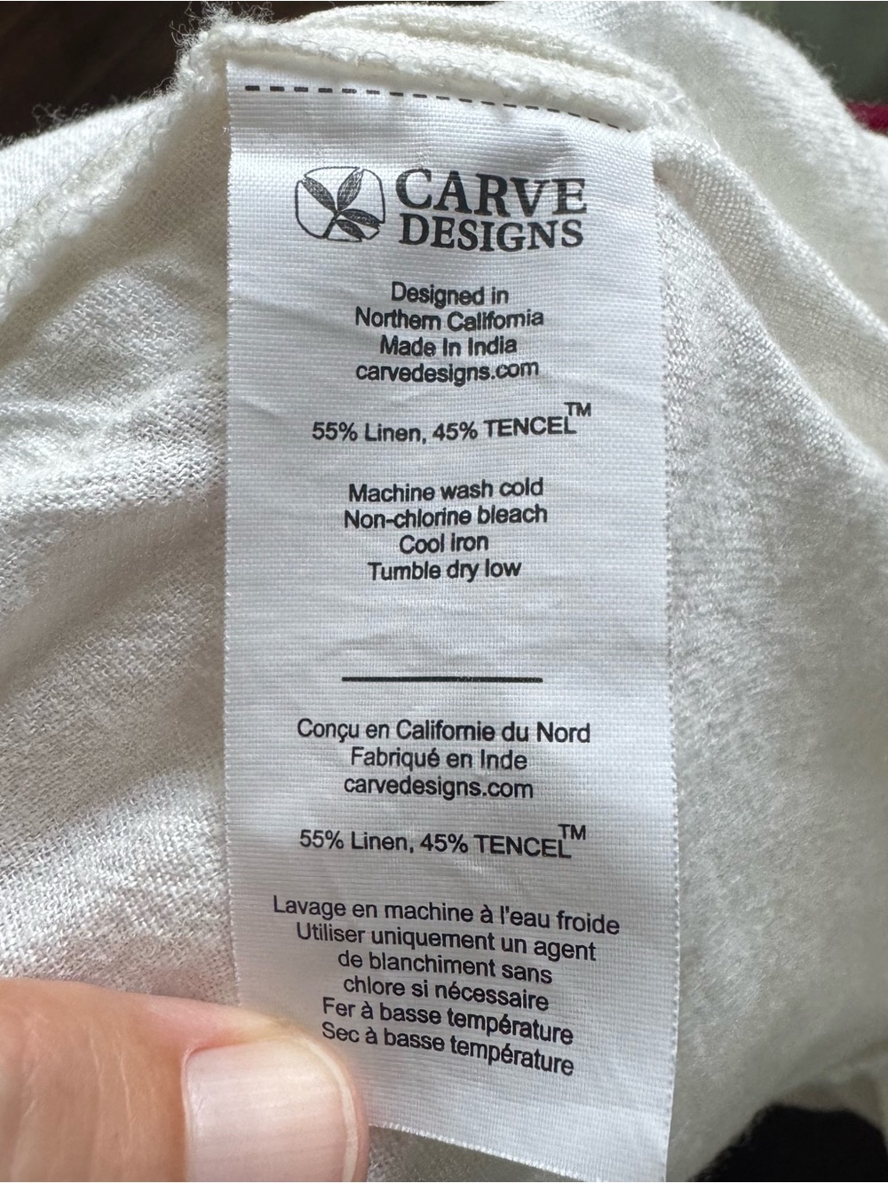 Carve Designs Small White Nico Linen Blend Pants - Picture 4 of 10